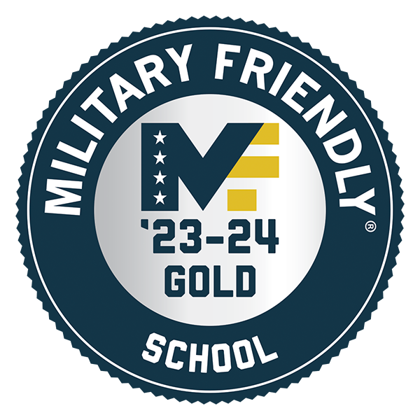 The Military Friendly School Gold Seal