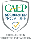 CAEP accreditation badge