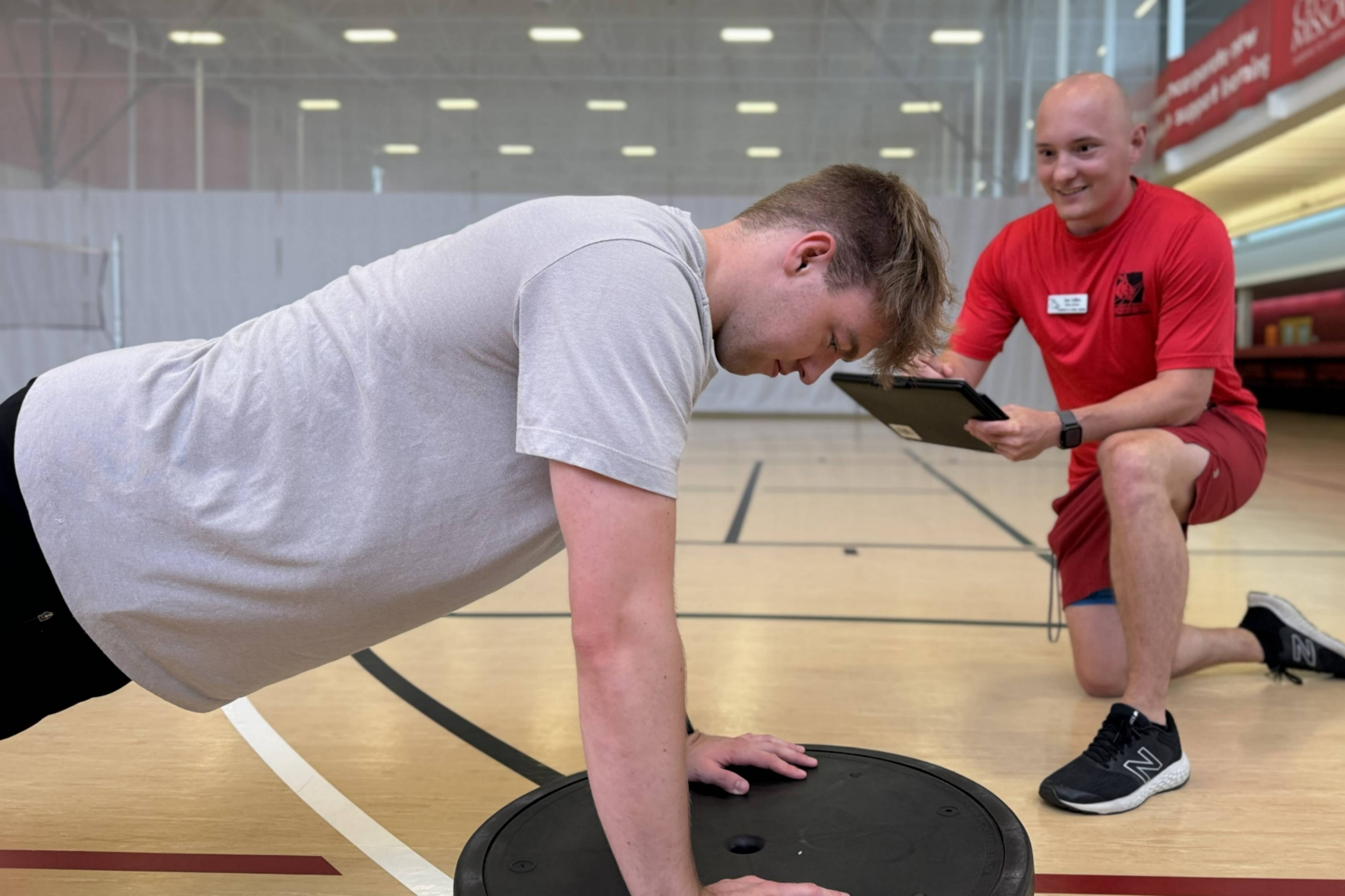 trainer with student