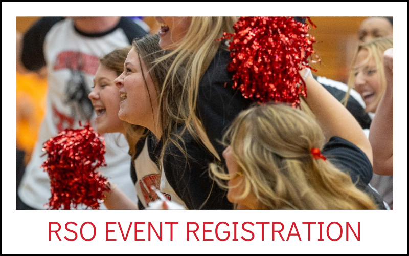 Event Registration button with cheer competition