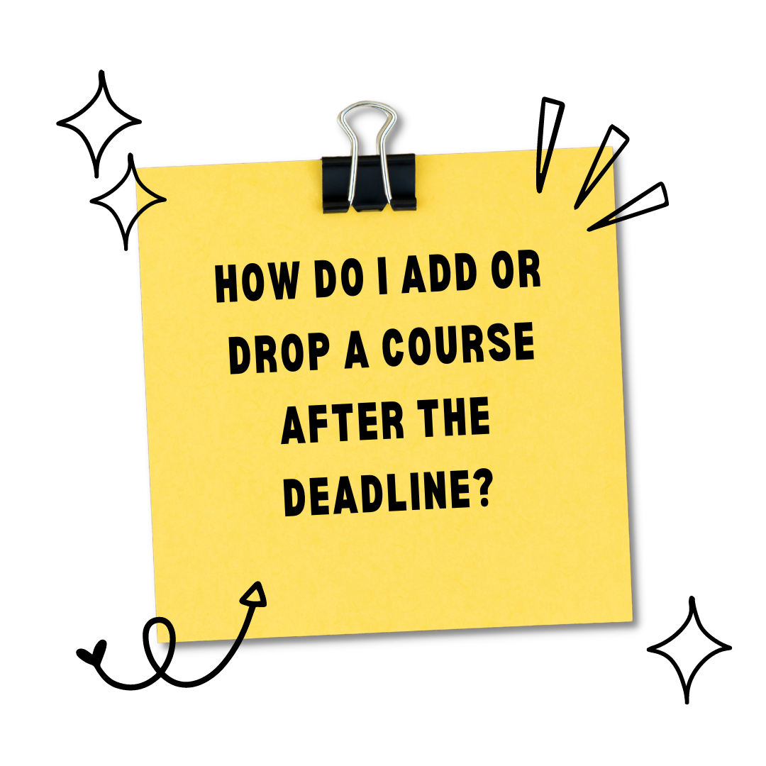 drop deadline