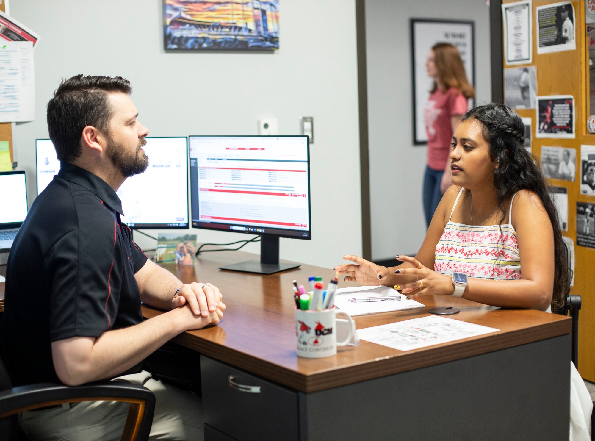 student-panel UCM student panel at visit day