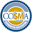 COSMA accreditation seal