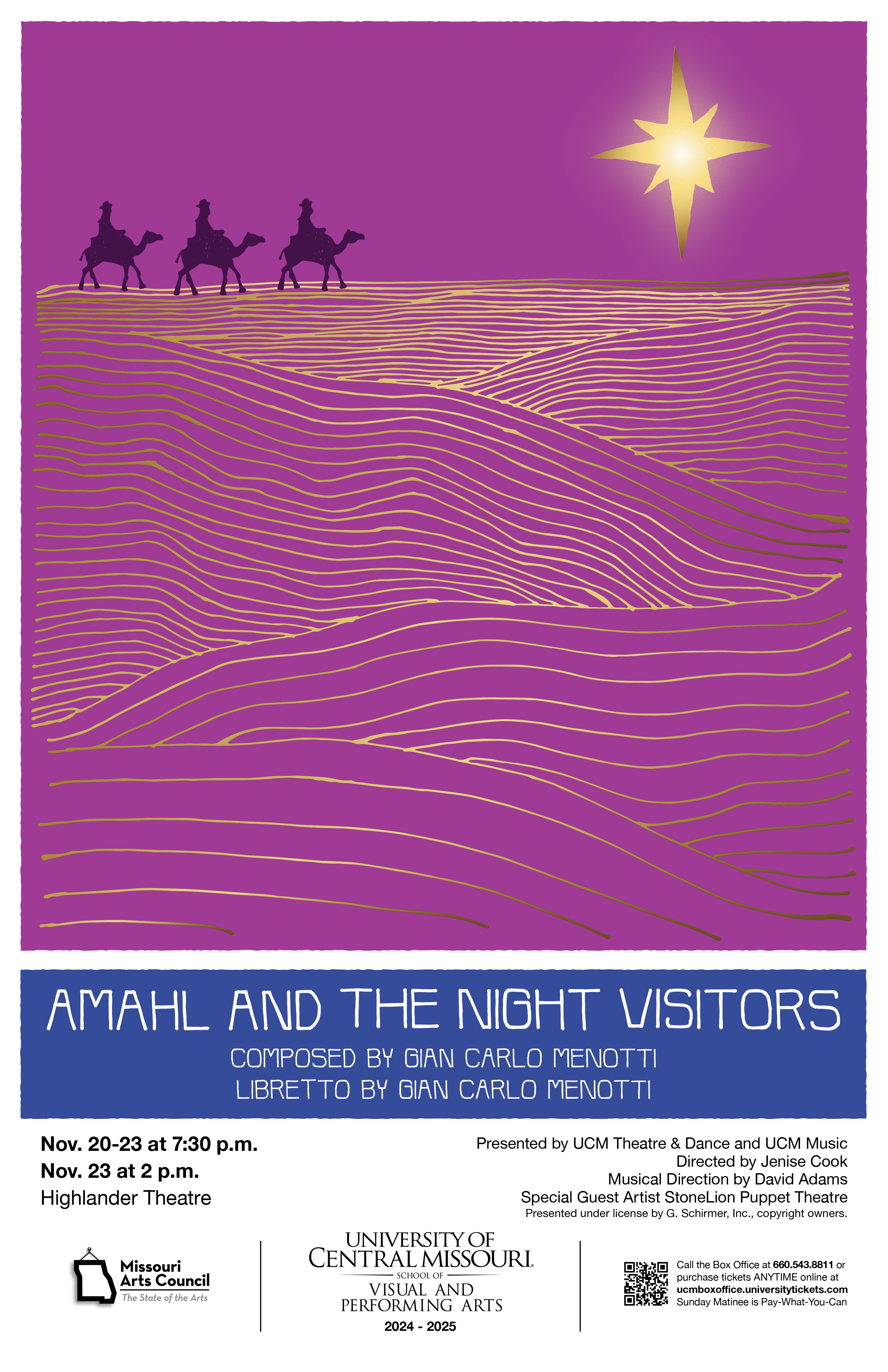 Amahl and the Night Visitors poster