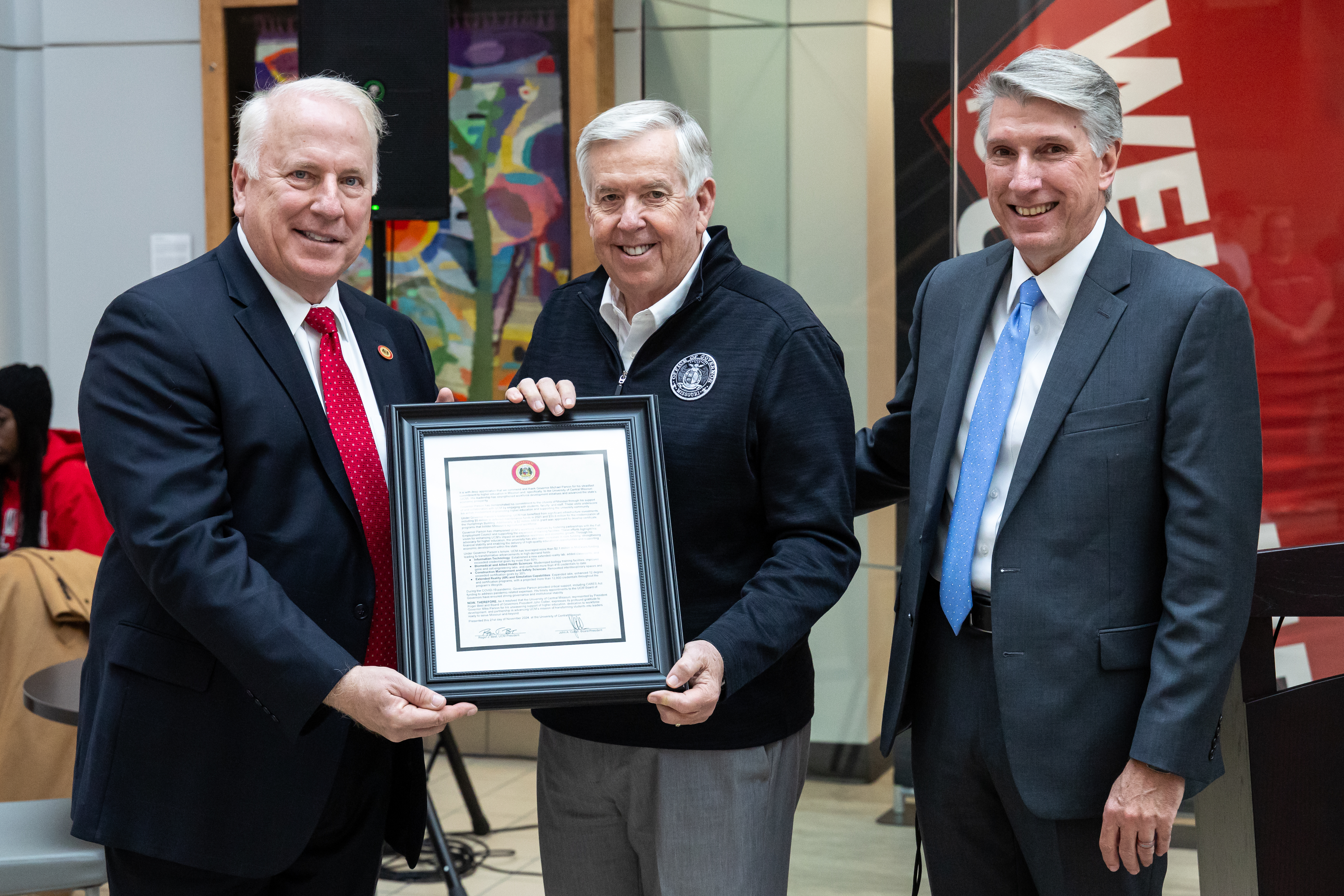 John Collier, Mike Parson, Roger Best