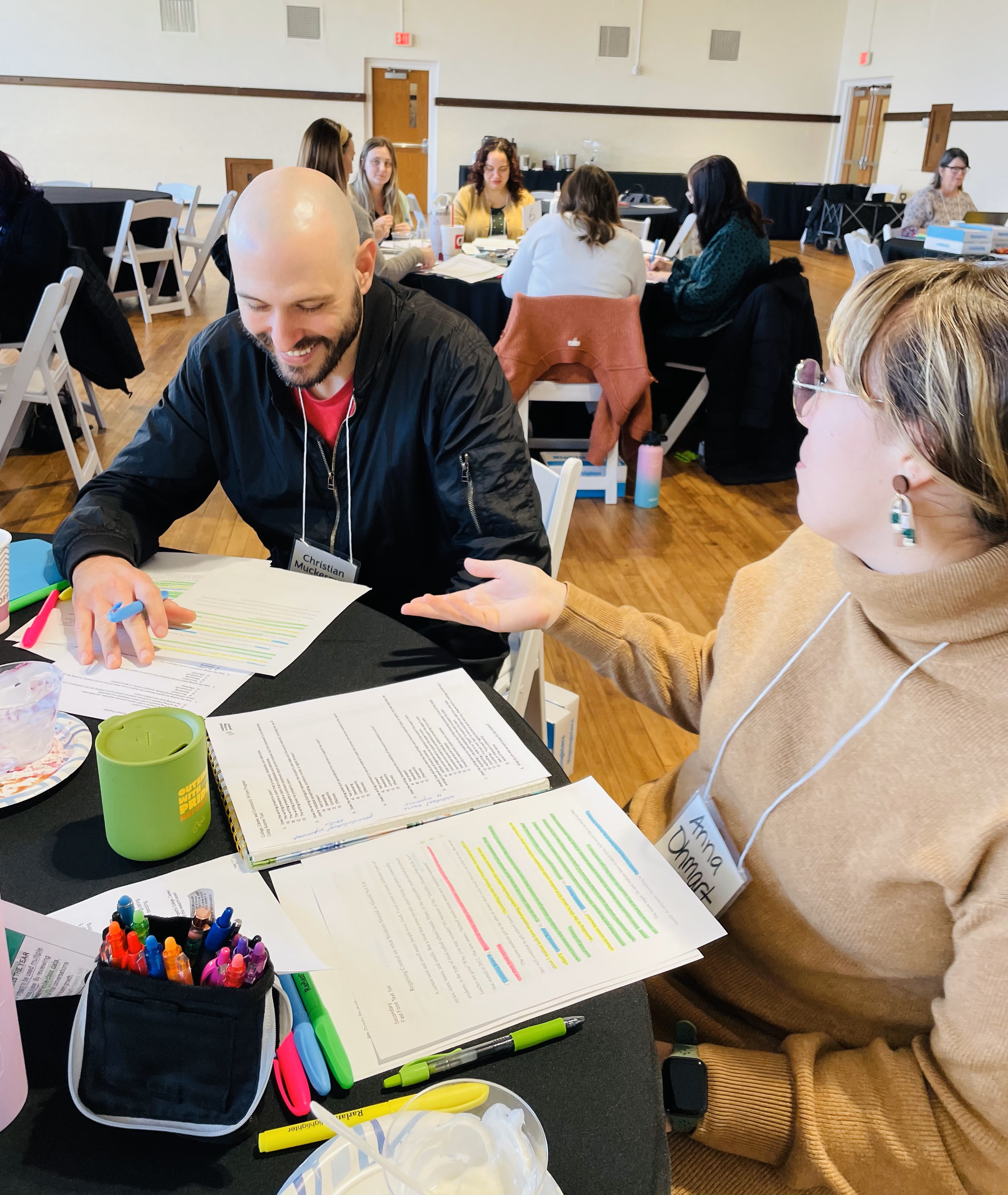 Teachers at Greater Kansas City Writing Project workshop