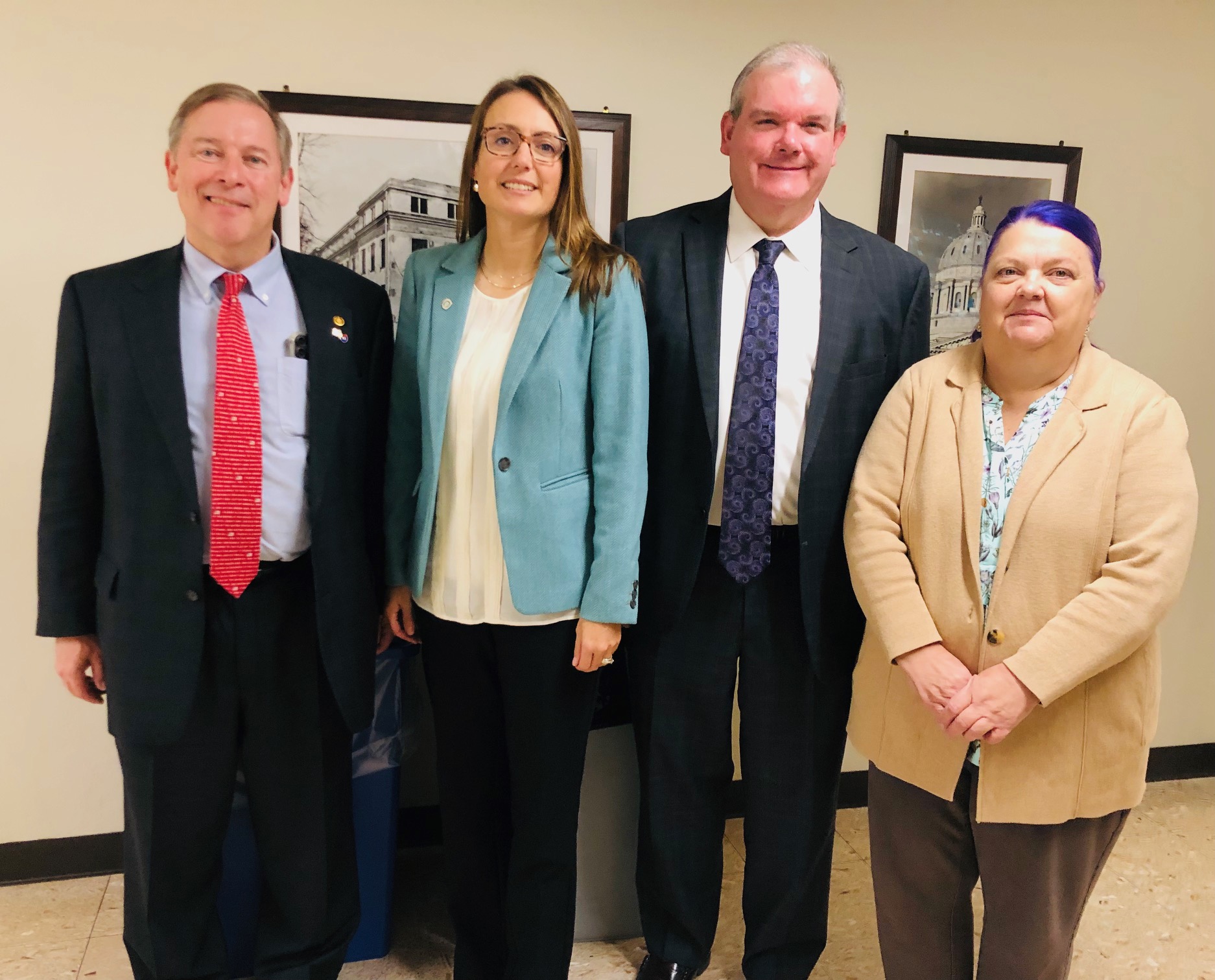 UCM officials with Rep. Louis Riggs