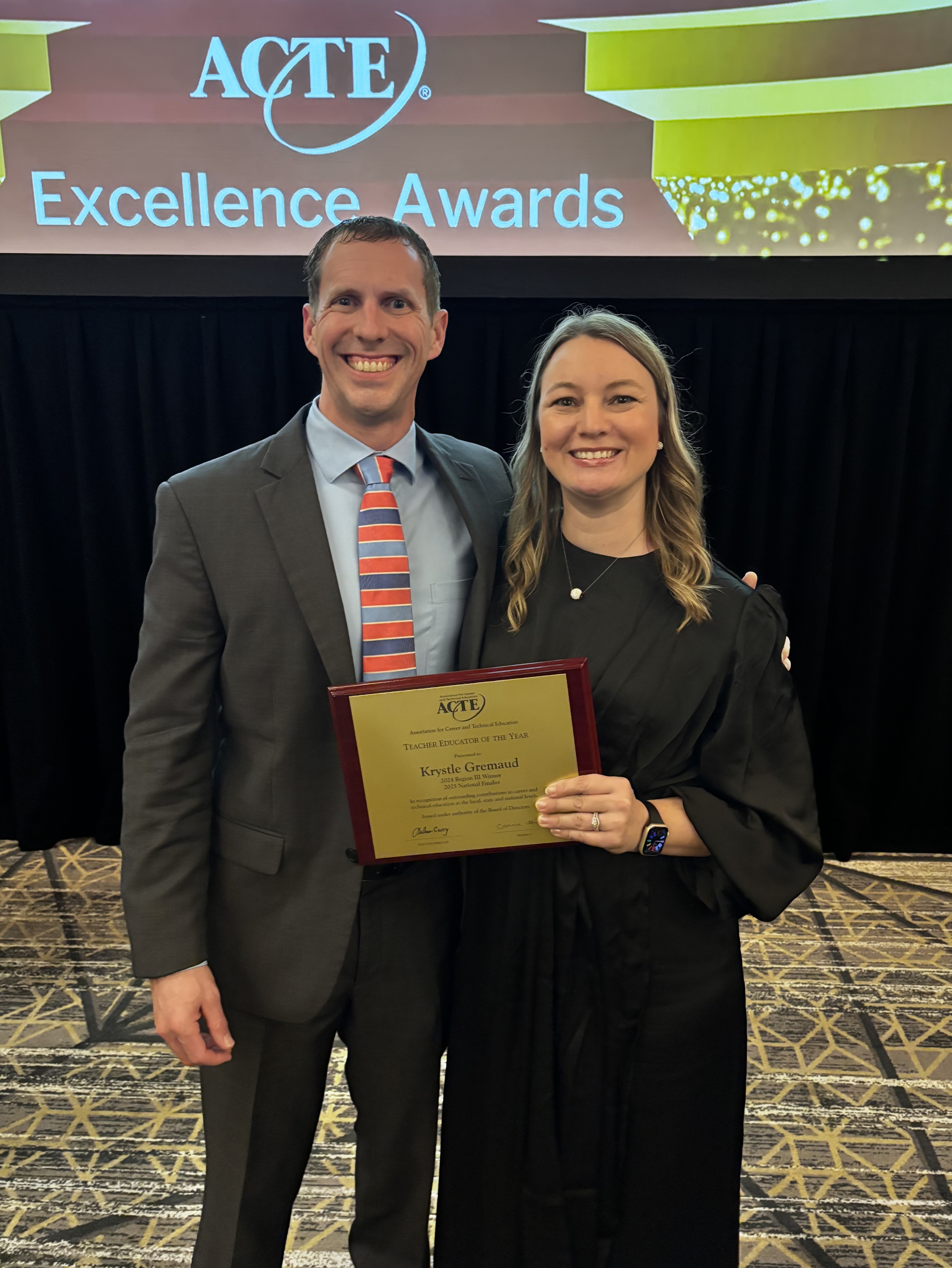 UCM assistant professor Krystle Gremaud and her husband