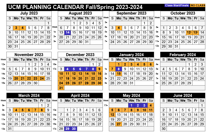 DLII Planning Calendar