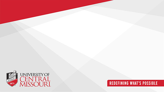 The UCM "Redefining What's Possible" PowerPoint template