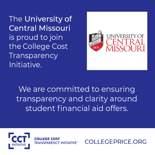 UCM is proud to join the College Cost Transparency Initiative