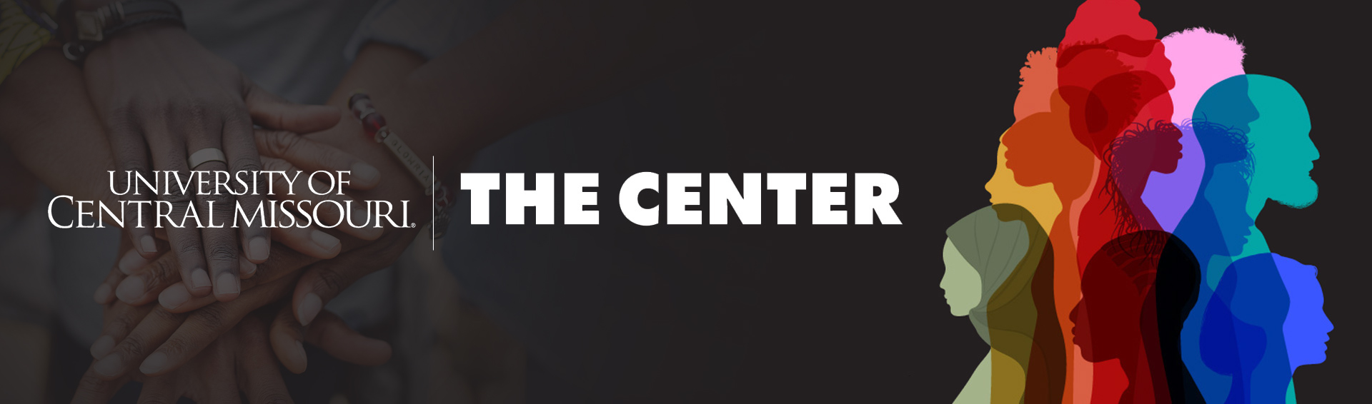 The Center logo on a dark background